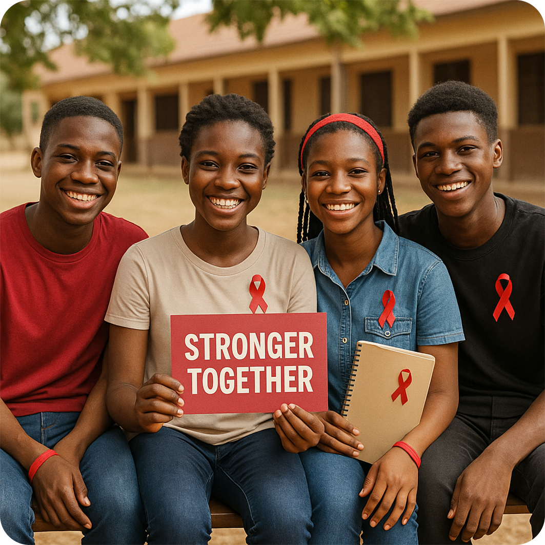 Group discussion at a sickle cell awareness event